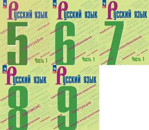Ладыженская Т.А., Баранов М.Т., Тростенцова Л.А., Бондаренко М.А., Бархударов С.Г., Крючков С.Е. - Русский язык. Учебники для 5-9 классов